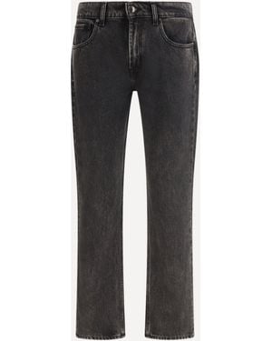 7FOR Straight Jeans - Black