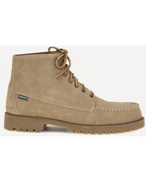 Sebago Parker Leather Boots - Natural