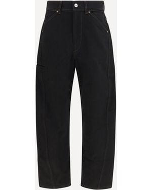 Lemaire Twisted Workwear Trousers - Black