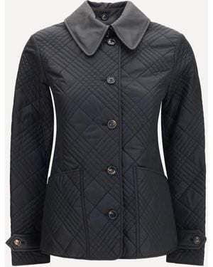 Burberry Fernleigh Quilted Nylon Jacket - Blue