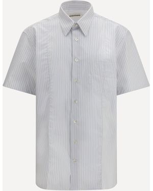 NAMACHEKO Cordelia Short Sleeve Shirt - White