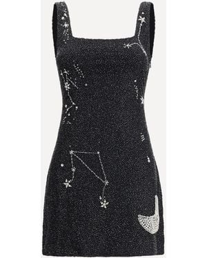 STAUD Le Sable Short Dress - Black