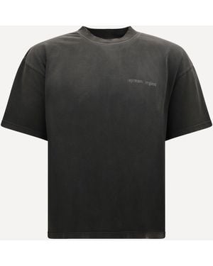 Represent Resent Cotton T-Shirt With Print - Black