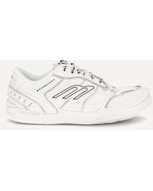 Balenciaga Hamptons Worn-Out Trainers - White