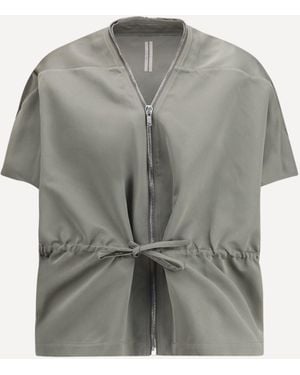 Rick Owens Satin Jacket - Gray