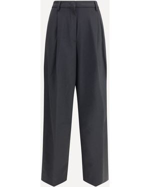 THE LATEST Pleated Pants - Blue