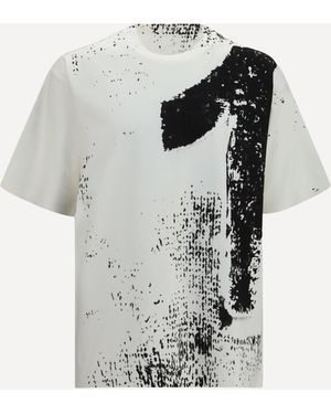 Margiela Number 10 Print Cotton T-Shirt - White