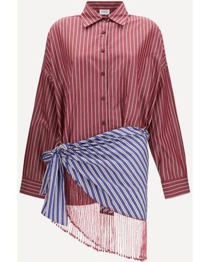 ANDAMANE Jolene Shirt Dress - Red