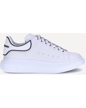 McQueen Leather Trainers - White