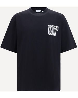 Off-White c/o Virgil Abloh Motion Arrow Skate T-Shirt - Blue