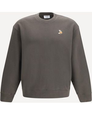 Maison Kitsuné Crewneck Sweatshirt Dreaming Fox - Grey