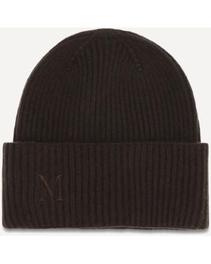 Max Mara Cappello Beanie Retina - Nero