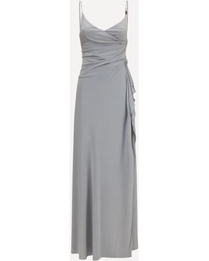 Versace Viscose Jersey Dress - White