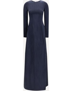 Margiela Abito Maniche Lunghe Aderente - Blu