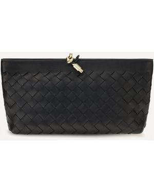 Bottega Veneta Knot Intrecciato Pouch - Black