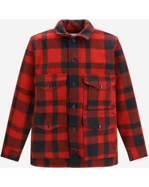 Filson Mackinaw Cruiser Wool Jacket - Red