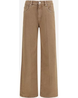 Brunello Cucinelli Straight Jeans - Natural