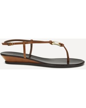 Giuseppe Zanotti Amhelia Leather Sandals - Natural