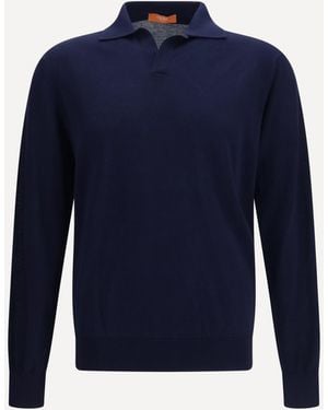 Cruna Portofino Long-Sleeve Jumper - Blue