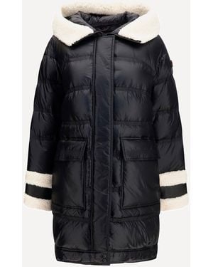 Peuterey Kunto Bg 02 Shearling-Collar Puffer Jacket - Black