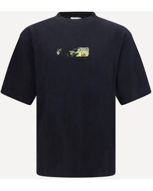 Off-White c/o Virgil Abloh Spices Arrow Skate T-Shirt - Blue