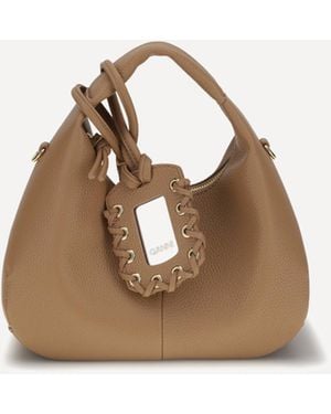 Ganni Hobo Handbag - Natural