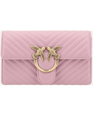 Pinko Portafogli A Tracolla Love One - Rosa