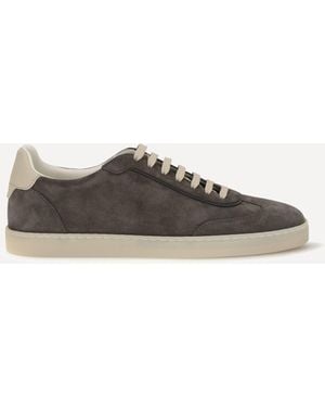 Brunello Cucinelli Suede Sneakers - Gray