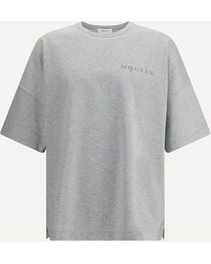McQueen Logo T-Shirt - Gray
