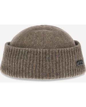 Loro Piana Cash Storm Beanie Hat - Gray