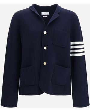 Thom Browne Giacca Monopetto - Blu