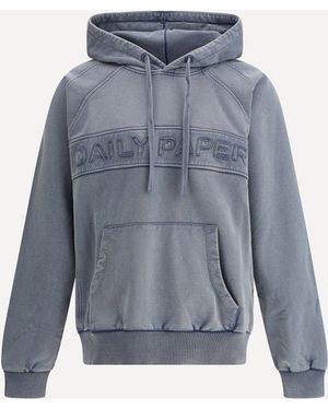 Daily Paper Logoed Hoodie - Blue