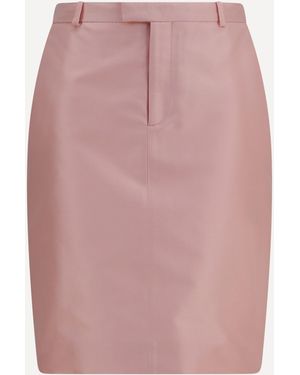 Gucci Silk Faille Skirt - Pink