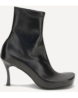 Balenciaga X Scholl Ankle Boots - Black