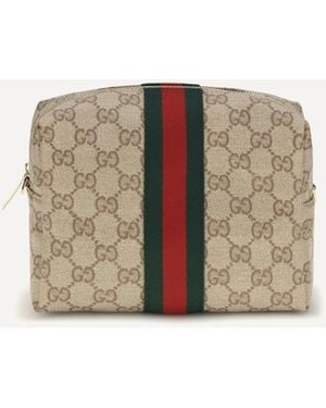 Gucci Mini Camera Bag Shoulder Bag With Web - Natural
