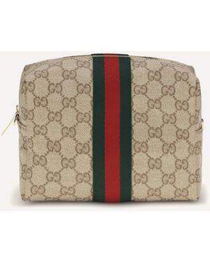 Gucci Mini Camera Bag Shoulder Bag With Web - Natural