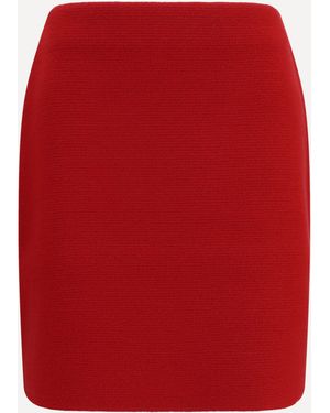 Fabiana Filippi Wool Skirt - Red