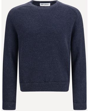 Our Legacy True Roundneck Jumper - Blue