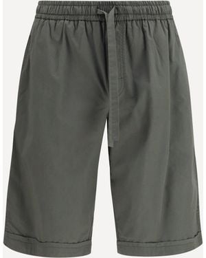 Dolce & Gabbana Shorts Con Coulisse E Tasche - Grigio