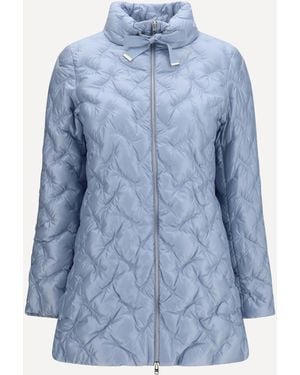 Herno Midi Down Jacket - Blue