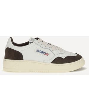 Autry Medalist Low Leather Sneakers - White