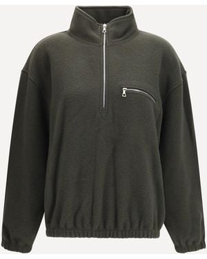 Rier Polar High-Neck Zip Jacket - Grey