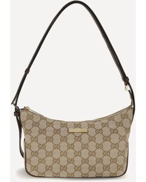 Gucci Small Lady Lunetta Shoulder Bag - White