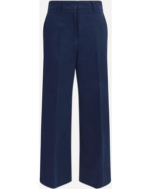Weekend by Maxmara Urial Cropped Pants - Blue