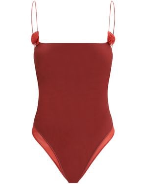Oséree Costume Da Bagno Rose-Donna - Rosso