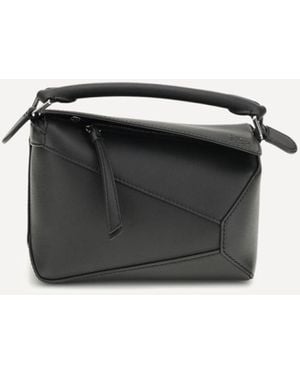 Loewe Puzzle Edge Mini Handbag - Black