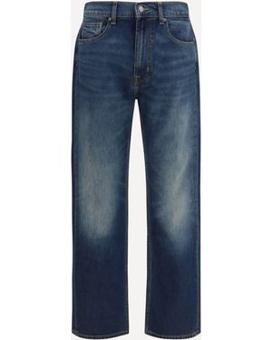 7FOR Jeans A Gamba Dritta - Blu