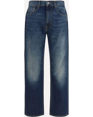 7FOR Straight-Leg Denim Jeans - Blue