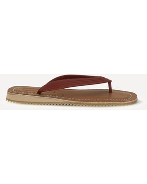 Miu Miu Flip-Flop Sandals - Brown