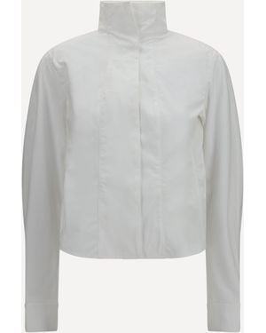 Jacquemus Tulipe Cotton-Poplin Shirt - Grey